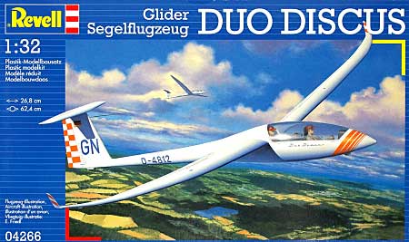 グライダー Duo Discus (新金型) プラモデル (レベル 1/32 Aircraft No.04266) 商品画像