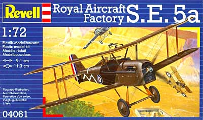 S.E.5a (複葉機) プラモデル (レベル 1/72 飛行機 No.04061) 商品画像