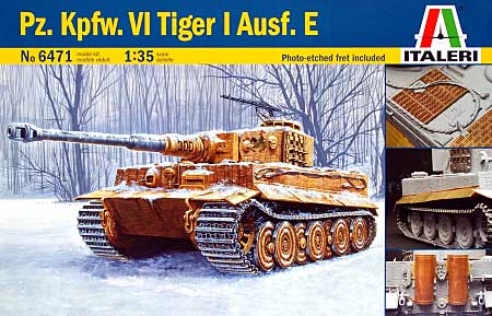 ドイツ 重戦車 タイガー1 (エッチングパーツ付属) プラモデル (イタレリ 1/35 ミリタリーシリーズ No.6471) 商品画像