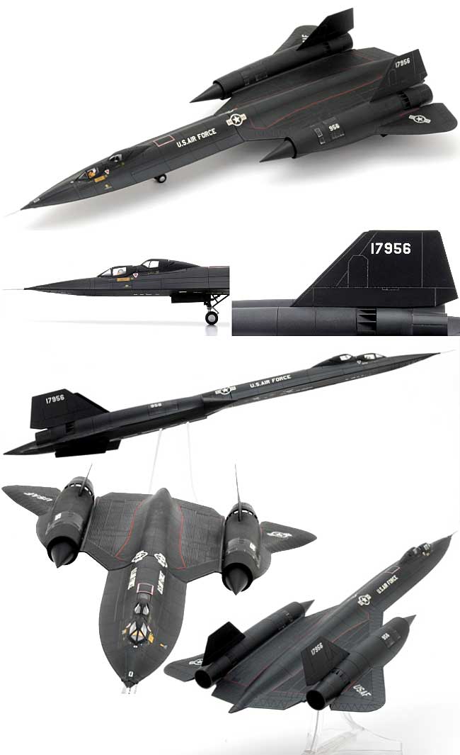 SR-71B ブラックバード U.S.A.F. 第9戦略偵察航空団 タイプB トレーナー 1968 完成品 (センチュリー ウイングス 1/72 ダイキャストモデル エアプレーン No.718845) 商品画像_1