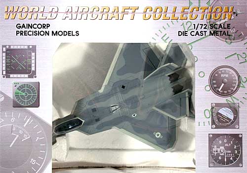F-22A ラプター 第1戦闘航空団 第27戦闘飛行隊 03-4047 完成品 (ワールド・エアクラフト・コレクション 1/72スケール ダイキャストモデルシリーズ（現用機） No.72021) 商品画像