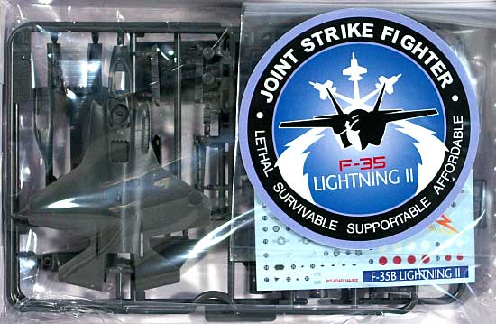 ロッキードマーチン F-35B ライトニング 2 (統合攻撃戦闘機 プロトタイプ1号機 BF-1 垂直離陸型) ステッカー付 特別版 プラモデル (ピットロード SN 航空機 プラモデル No.SN002S) 商品画像_1