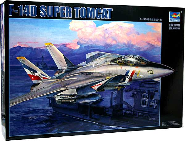 F-14D スーパートムキャット プラモデル (トランペッター 1/32 エアクラフトシリーズ No.03203) 商品画像