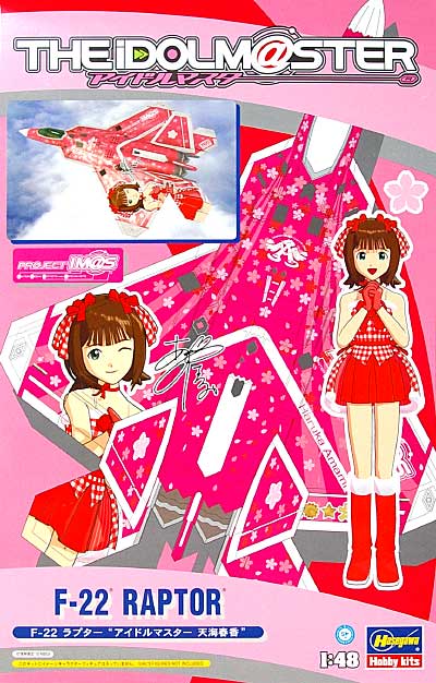 F-22A ラプター アイドルマスター 天海春香 プラモデル (ハセガワ アイドルマスター No.SP271) 商品画像