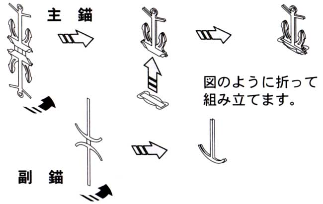 アンカー & チェーン エッチング (ハセガワ ウォーターライン専用パーツ No.3S-053) 商品画像_2