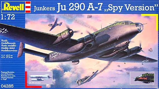ユンカース Ju290A-7 Spy Version プラモデル (Revell 1/72 飛行機 No.04285) 商品画像