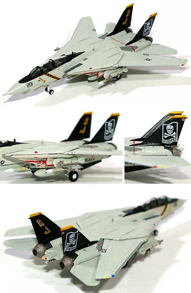 F-14A トムキャット アメリカ海軍 VF-84 ジョリーロジャース デザートストーム 完成品 (ホーガンウイングス M-SERIES No.6894) 商品画像_1