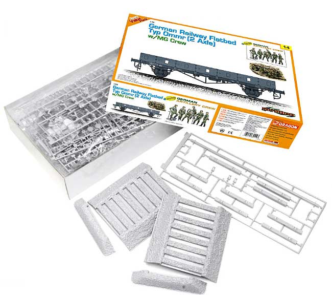 ドイツ軍 低側無蓋貨車 w/機関銃チーム プラモデル (サイバーホビー 1/35 AFVシリーズ （Super Value Pack） No.9114) 商品画像_1