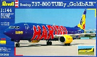 レベル 1/144 旅客機 ボーイング B737-800 TUIfly GoldbAIR