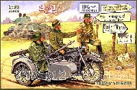 IBG 1/35 AFVモデル ドイツ BMW R12 サイドカー (軍用型)