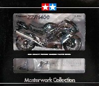 タミヤ マスターワーク コレクション カワサキ ZZR1400 パールメテオグレイ (完成品)