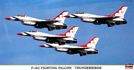 F-16C ファイティングファルコン サンダーバーズ 来日記念 プラモデル (ハセガワ 1/48 飛行機 限定生産 No.09894) 商品画像