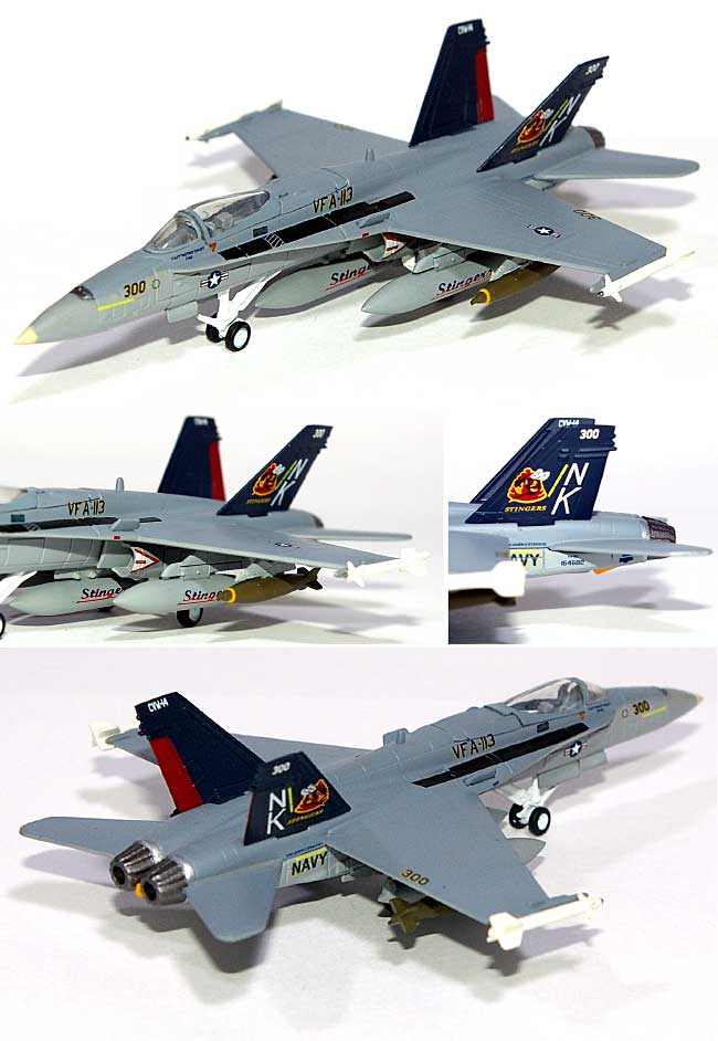 F/A-18C ホーネット VFA-113 スティンガーズ CAGバード 完成品 (ヘルパ herpa Wings （ヘルパ ウイングス） No.552981) 商品画像_1