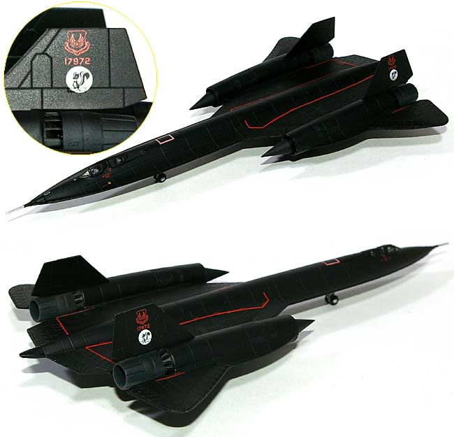 SR-71A ブラックバード スカンク ワークス #17972 完成品 (ヘルパ herpa Wings （ヘルパ ウイングス） No.553025) 商品画像_1