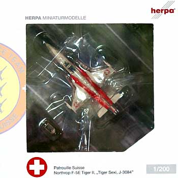 F-5E タイガー 2 スイス空軍 アクロバットチーム バトルイユ・スイス 完成品 (ヘルパ herpa Wings （ヘルパ ウイングス） No.553049) 商品画像