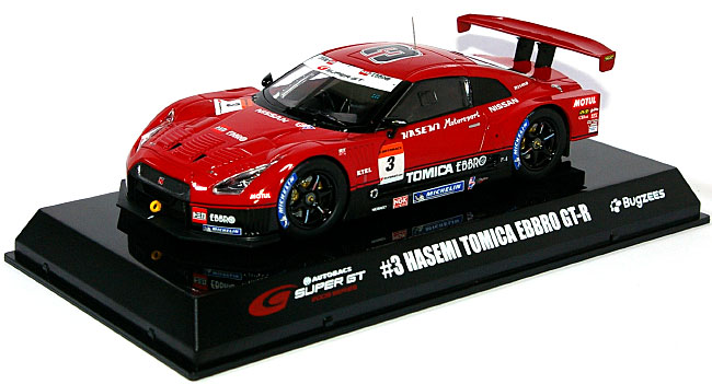 #3 HASEMI TOMICA EBBRO GT-R 2009 ミニカー (Bugzees SUPER GT 2009 シリーズ No.BB515B) 商品画像_1