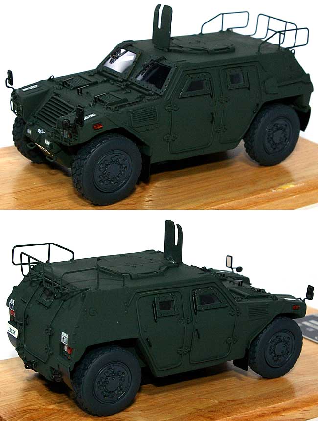 陸上自衛隊 軽装甲機動車 航空総隊司令部 完成品 (モノクローム 1/43 AFV 完成品モデル No.J003A) 商品画像_1