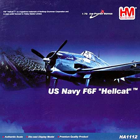 F6F-5 ヘルキャット ハミルトン・マクワーター 完成品 (ホビーマスター 1/72 エアパワー シリーズ （レシプロ） No.HA1112) 商品画像