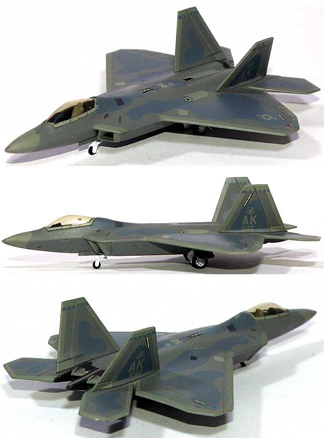 F-22A ラプター アメリカ空軍 第3航空団 第525戦闘飛行隊 完成品 (ホーガンウイングス M-SERIES No.6818) 商品画像_1