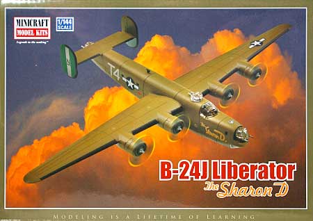 B-24J リベレーター The Sharon D プラモデル (ミニクラフト 1/144 軍用機プラスチックモデルキット No.14608) 商品画像