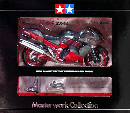 カワサキ ZX-14 メタリックフラットスパークブラック (完成品) 完成品 (タミヤ マスターワーク コレクション No.21085) 商品画像