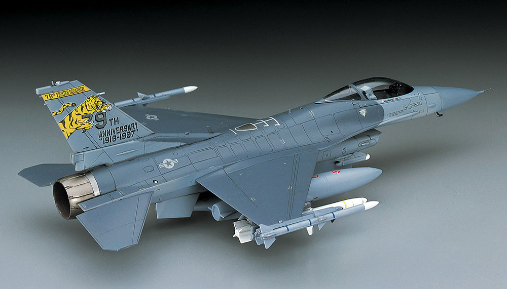 F-16CJ (ブロック50) ファイティング ファルコン (アメリカ空軍 戦術戦闘機) プラモデル (ハセガワ 1/72 飛行機 Dシリーズ No.D018) 商品画像_2