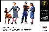 ドイツ 空軍女子補助員 2体 ＋ 戦闘機搭乗員 ＋ 将校 & 大型犬 (Germany,Luuftwaffe Helferinnen)
