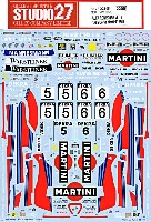 スタジオ27 ツーリングカー/GTカー オリジナルデカール アルファロメオ 155 V6 TI ITC1996 Alfa Corse Martini #5 Larini ・ #6 Nannini