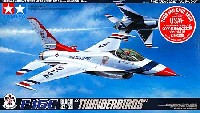 タミヤ 1/48 飛行機 スケール限定品 F-16C ブロック 32/52 サンダーバーズ 2009年来日記念仕様