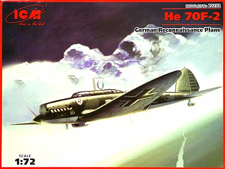 ヘンシェル He70F-2 偵察機 プラモデル (ICM 1/72 エアクラフト No.72232) 商品画像