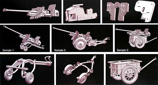 2.8cm s.Pz.B.41 ゲルリッヒ対戦車砲 (3 in 1) プラモデル (ブロンコモデル 1/35 AFVモデル No.CB35034) 商品画像_1