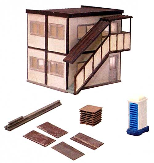工事現場 A (現場事務所と小物) プラモデル (トミーテック 情景コレクション 情景小物シリーズ No.051) 商品画像_1