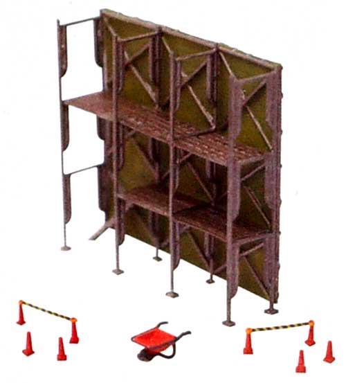 工事現場 C (作業足場) プラモデル (トミーテック 情景コレクション 情景小物シリーズ No.053) 商品画像_1