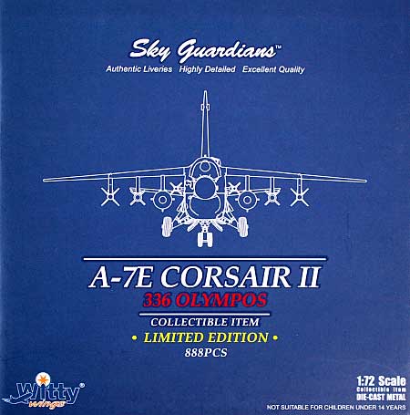 A-7E コルセア 2 ギリシャ空軍 336SQ OLYMPOS 完成品 (ウイッティ・ウイングス 1/72 スカイ ガーディアン シリーズ （現用機） No.74981) 商品画像