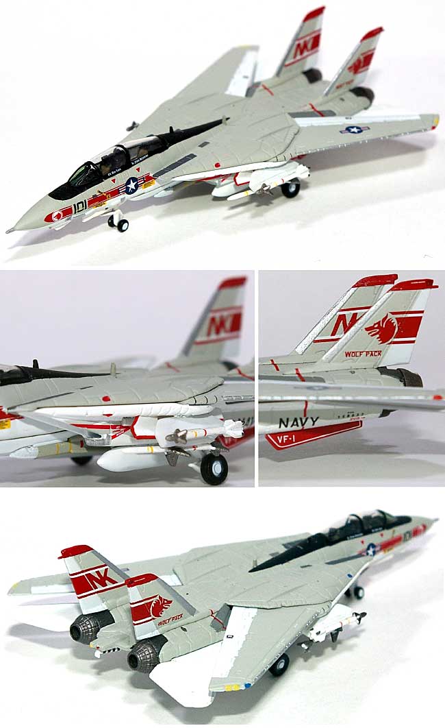 F-14A トムキャット アメリカ海軍 VF-1 ウルフパック COバード USS エンタープライズ CVW-14 (NK101) (1974年頃) 完成品 (ホーガンウイングス M-SERIES No.6610) 商品画像_1