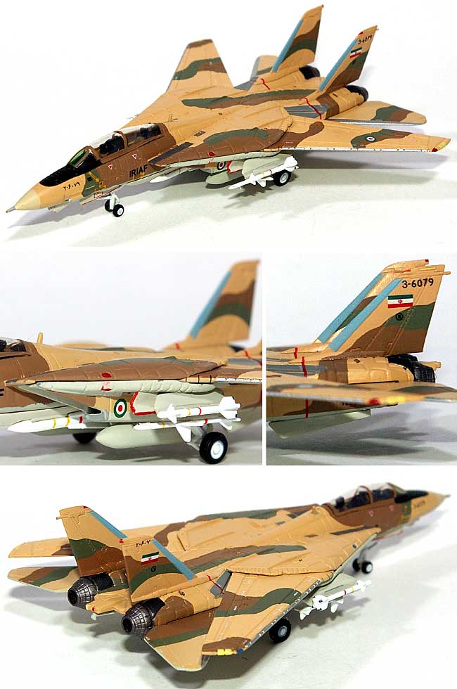 F-14A トムキャット イラン空軍 アリ・キャット #3-6079 (80年代初期 カモフラージュ) 完成品 (ホーガンウイングス M-SERIES No.6627) 商品画像_1