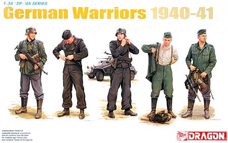 ドイツ軍兵士 戦闘準備 1940-41 プラモデル (ドラゴン 1/35 