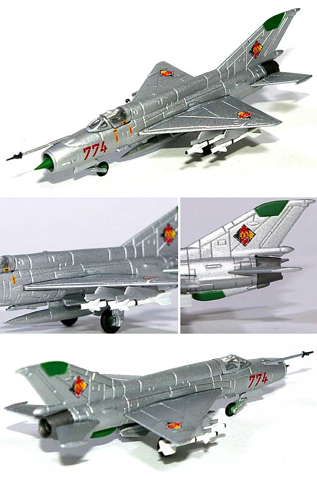 MiG-21MF 東ドイツ人民空軍 第9戦闘航空団 完成品 (ヘルパ herpa Wings （ヘルパ ウイングス） No.553087) 商品画像_1