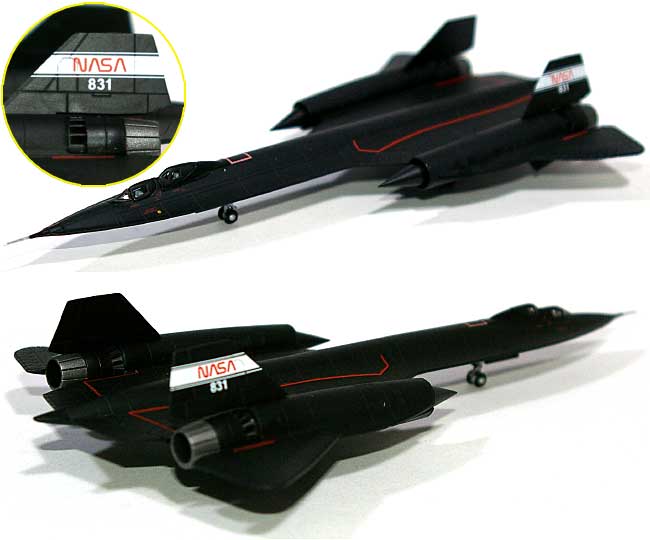 SR-71B ブラックバード アメリカ航空宇宙局 #831 NASA 完成品 (ヘルパ herpa Wings （ヘルパ ウイングス） No.553186) 商品画像_1