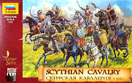 古代スキタイ 騎馬兵 (SCYTHIAN CAVALRY B.C.8-3) プラモデル (ズベズダ 1/72 ヒストリカルフィギュア No.8069) 商品画像