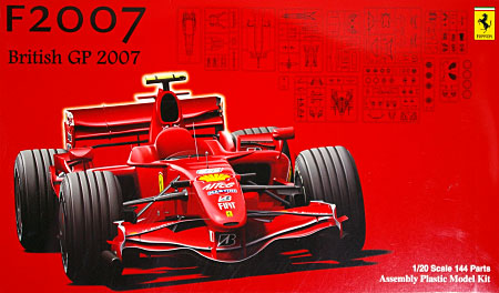 フェラーリ F2007 イギリスグランプリ 2007年 プラモデル (フジミ 1/20 GPシリーズ No.GP015) 商品画像