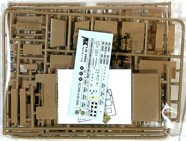 Kfz.72 ドイツ 6輪 野戦無線車 プラモデル (MAC DISTRIBUTION 1/72 AFVモデル No.72117) 商品画像_1