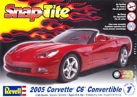 2005 コルベット C6 コンバーチブル プラモデル (レベル カーモデル No.85-1930) 商品画像