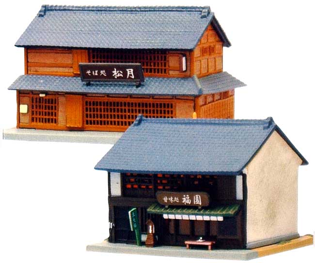 蕎麦屋・茶屋 1 プラモデル (トミーテック 建物コレクション （ジオコレ） No.224617) 商品画像_1