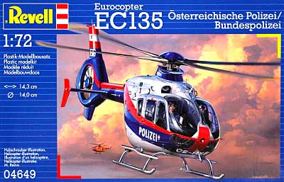 ユーロコプター EC135 オーストリア警察/ドイツ連邦警察 プラモデル (Revell 1/72 飛行機 No.04649) 商品画像