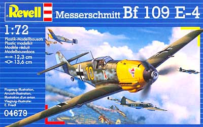 メッサーシュミット Bf109E-4 プラモデル (レベル 1/72 飛行機 No.04679) 商品画像