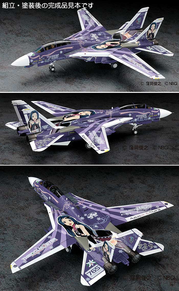 F-14D トムキャット アイドルマスター 三浦あずさ プラモデル (ハセガワ アイドルマスター No.SP274) 商品画像_3