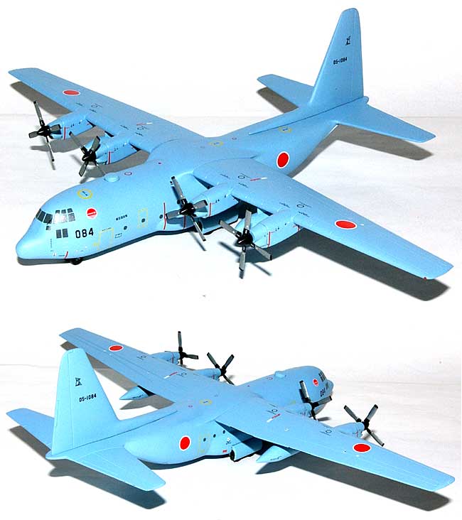 C-130H ハーキュリーズ 航空自衛隊 第1輸送航空隊 第401飛行隊 イラク派遣時 ブルー塗装 完成品 (ヘルパ herpa Wings （ヘルパ ウイングス） No.6399) 商品画像_3