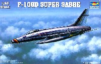 トランペッター 1/48 エアクラフト プラモデル F-100D スーパーセイバー