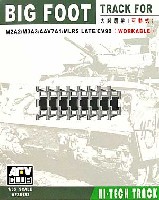 AFV CLUB 1/35 AFV シリーズ （キャタピラ） M2A2/M3A3/AAV7A1/MLRS(後期)/CV90用 キャタピラ (可動式)